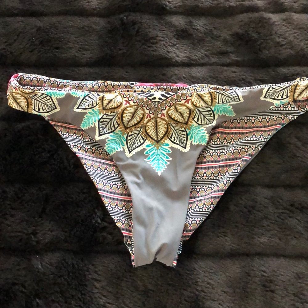 Red Carter bikini bottoms